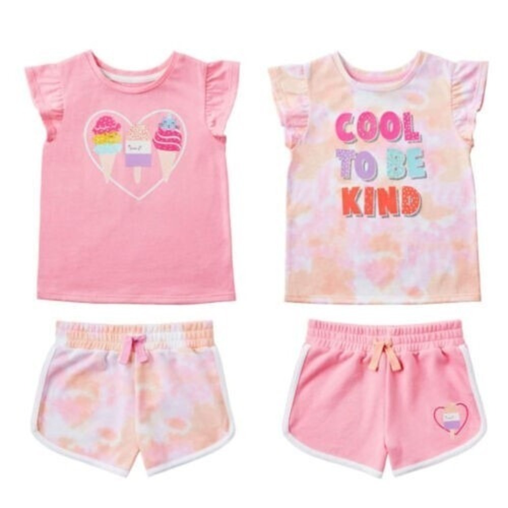 Member's Mark 4 Piece Girls Playwear Set 12 Months‎